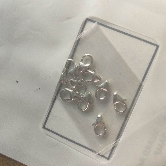 10 pack sterling silver lobster clasps - Picture 6 of 6